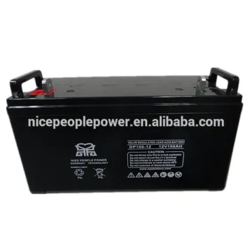 Guangzhou battery supplier 12v 120ah lead acid solar power storage battery