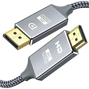 Kabel dikepang kabel HDMI 2.0 berkecepatan tinggi