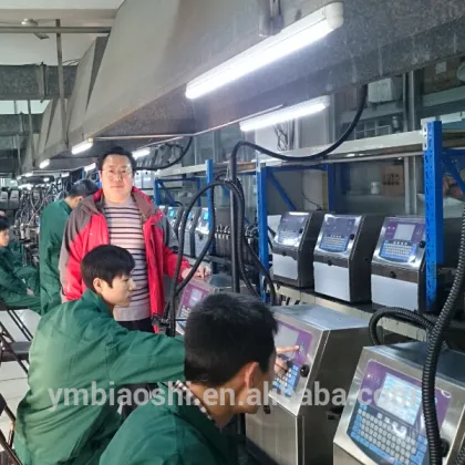 Continuous barcode inkjet printer/free jet printer