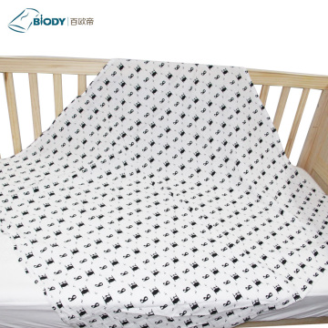 Cotton Receiving Muslin Baby Swaddle Blanket Satin Trim