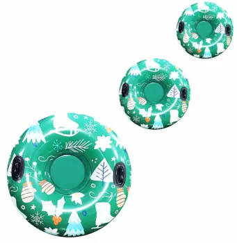 Christmas Snow Tube Inflatable Sled For Kids