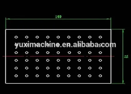 Medicine plaster patch dirlling cutting making machine