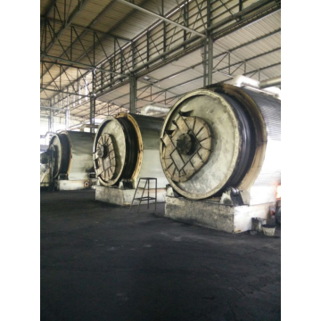 batch tyres/rubbers pyrolysis to oil equipment