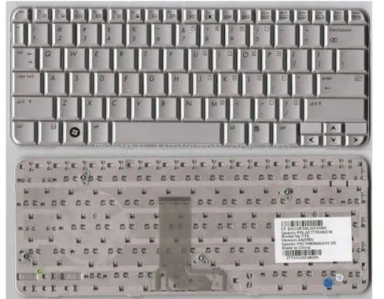 New Silver Laptop Keyboard For Hp Pavilion Tx1000 Tx1100, Hp Tx1000
