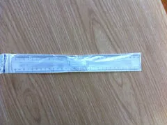 30cm transparent plastic straightedge