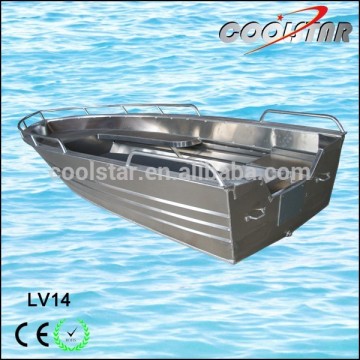14 feet LV2.0 aluminium boat with 2mm thickness