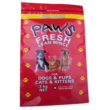 Pet Dog Aliments 3 Sac d&#39;emballage de pochette de joint latéral