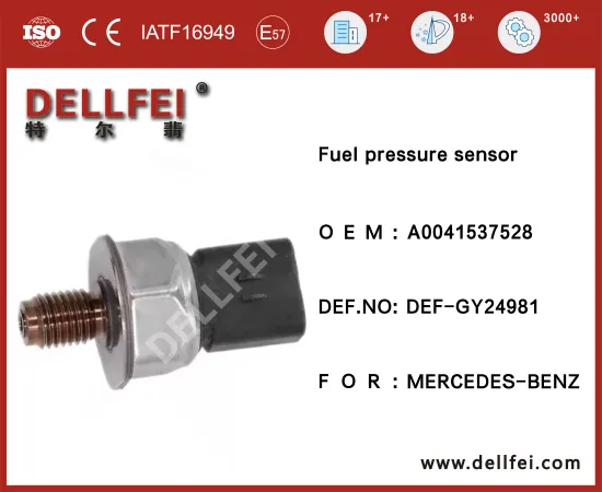 Fuel Pressure Common Rail Sensor A0041537528 for MERCEDES-BENZ