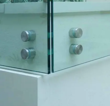 D-shaped glass clamp for 10mm 12mm glass