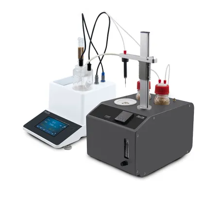 Coulometric Karl Fischer Titrator Water Content Tester
