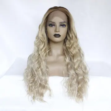 high temperature heat resistant fiber black and grey corn perm wig