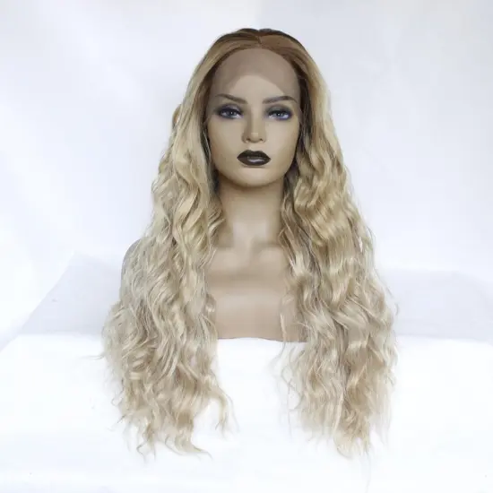 high temperature heat resistant fiber black and grey corn perm wig