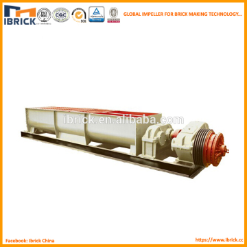Clay brick double shaft mixer for clay brick production line