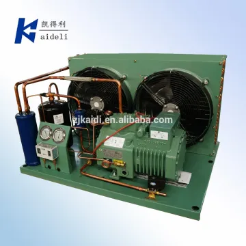 4HP Air cooled compressor condensing unit with BITZER Semi-hermetic piston compressor for cold room use