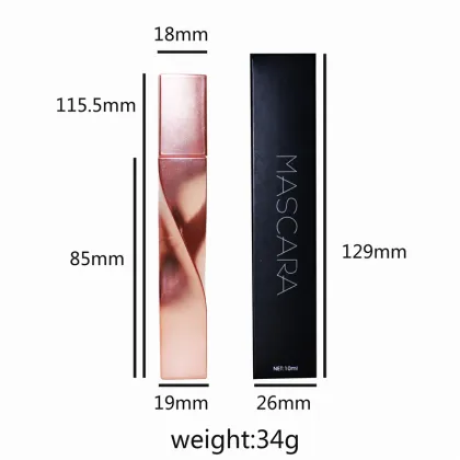 Wholesale Your Own Brand Thick Rose Gold Twist Mascara