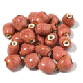 20pcs per bag ceramic beads colorful heart