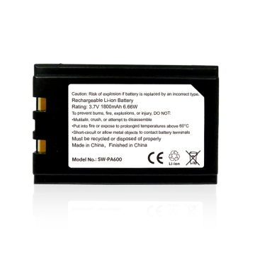 Unitech PA600 PA602バッテリーDT-5023BAT HA-A20BAT
