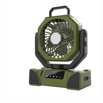 Rechargeable Lithium Battery Remote Control Fan with LED Light, 20000mAh - Perfect for Outdoor Camping