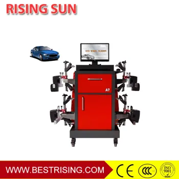 Car workshop used wheel alignment machine