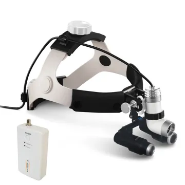 KD-202-7 Binocular Head Loupe with LED Lamp