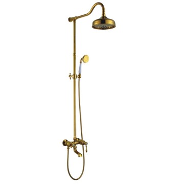 Traditional Style Rain Mixer Shower Combo Set