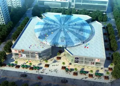 MOCONew World Phase Roof Steel Structure Dome Engineering