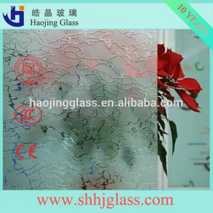 clear and tinted may flower figured glass