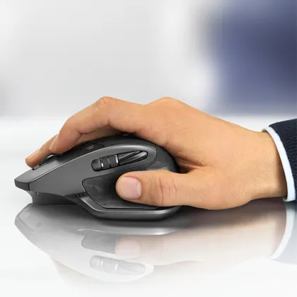 MX Master 2S Wireless Right-Hand Office Mouse with 2.4G Receiver