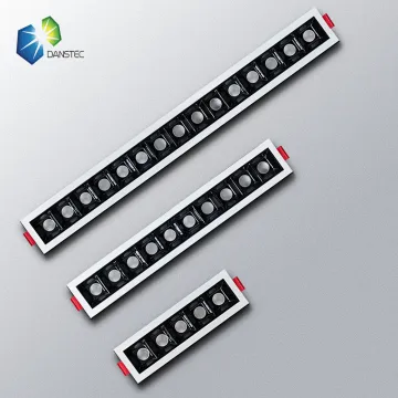 Commercial Grill Light Laser Blade Aluminum 5LEDs 10W LED Linear Recessed Downlight