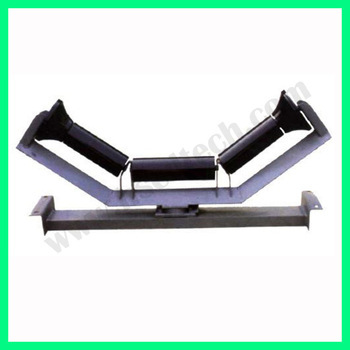 conveyor idler set,belt conveyor system rollers,conveyor roller bracket for mining