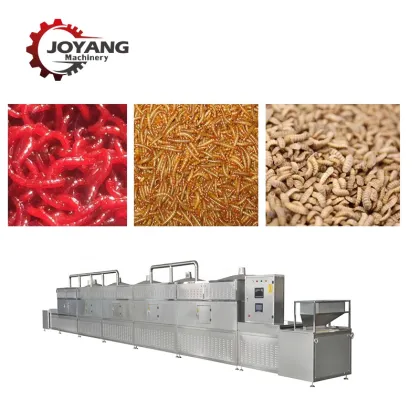 Maggot BSF Microwave Dryer Sterilizer: Black Soldier Fly Larvae Drying and Sterilization Equipment