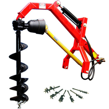 CE Certified 3 Point Hitch Tractor Post Hole Digger with 50HP Gearbox