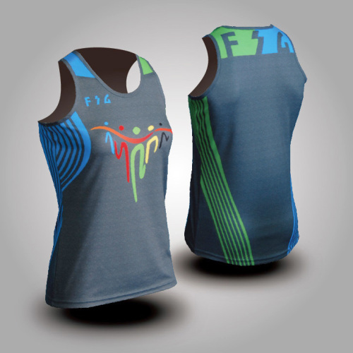 Women running singlet