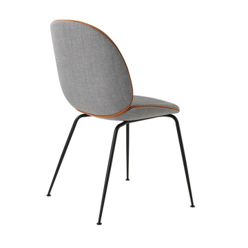 Chaises de coléoptère de Gubi noir avec éponge en mousse élastique élevée