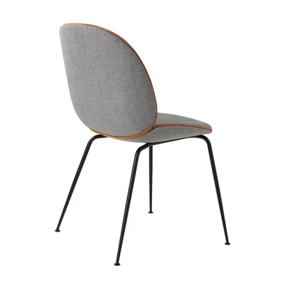 Matte Black Gubi Beetle Chairs with High Elastic Foam Sponge