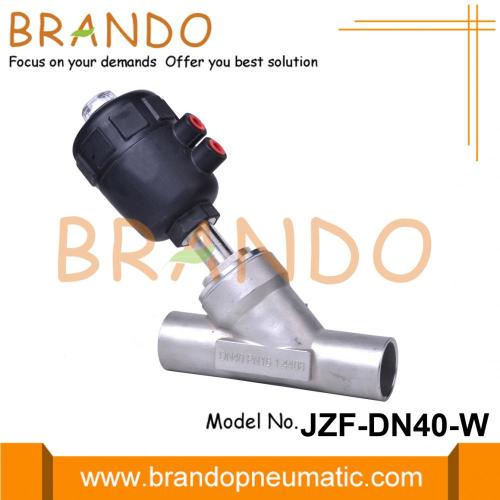 1 1/2'' DN40 Welded Pneumatic Angle Seat Valve