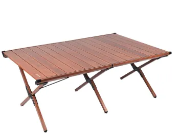 Portable Aluminum Alloy 4ft Folding BBQ Table for Outdoor Camping