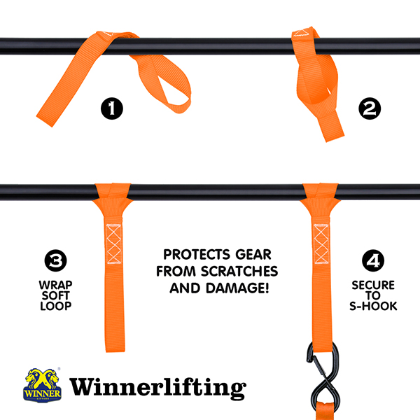 Orange Tie Down Straps