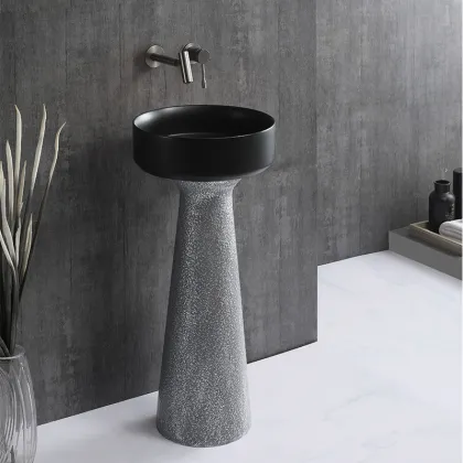 Customized Ceramic Wash Basin Bathroom Sinks for Family Apartments