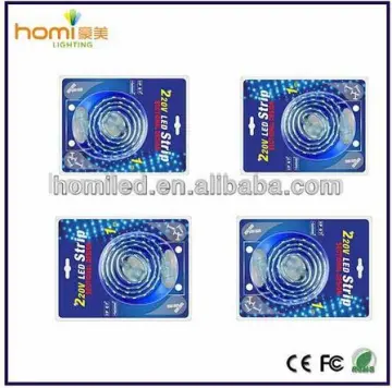 Mini size 1M 220V LED Strip with blister packing SMD3528