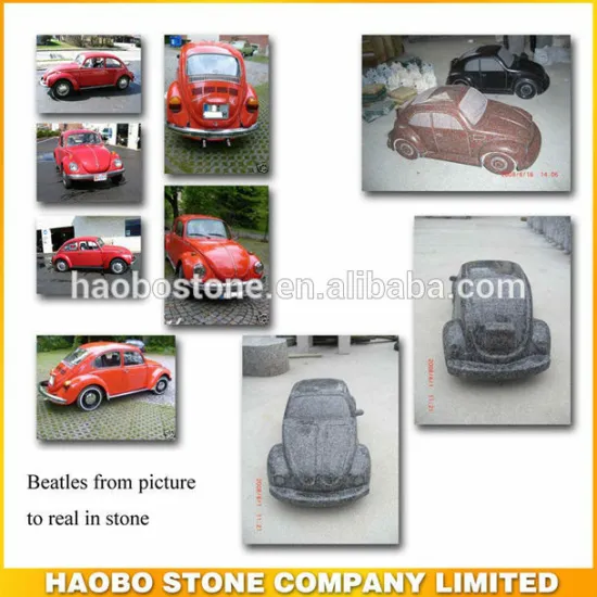 High Qualiity Natural Stone Beautiful Car Carving Sculpture,granite car carving