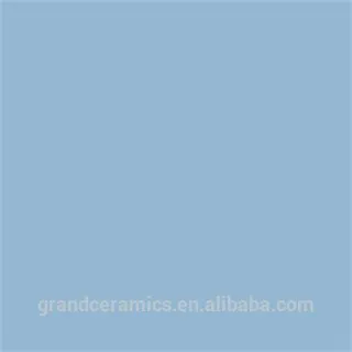 Pure blue full body bathroom floor tiles