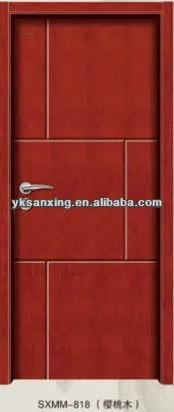Painted wood doors in single leaf internal room door supplier
