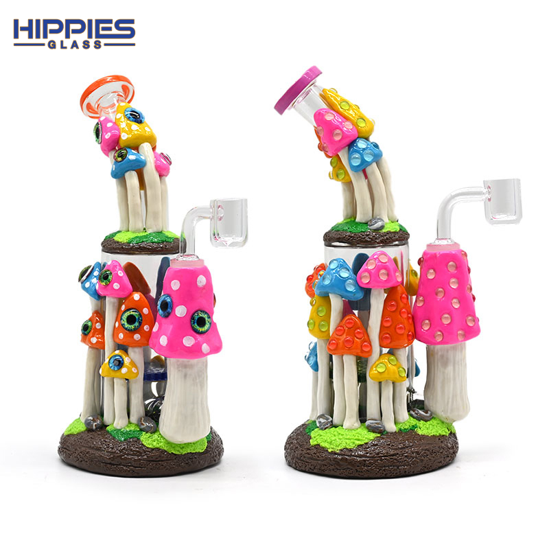 3D Cartoon Dab Rigs with Sewant mushrooms