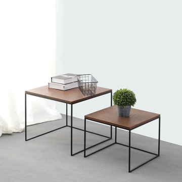 Nordic Solid Wood Small Square Table for Tea Shops and Families