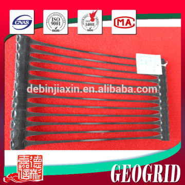 geomalla uniaxial de estabilización de taludes utilizada en la construcción de carreteras