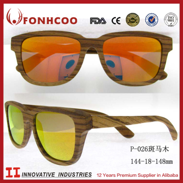FONHCOO Wood Eyeglasses Factory Hand Made Vintage Gradient Wooden Sunglasses
