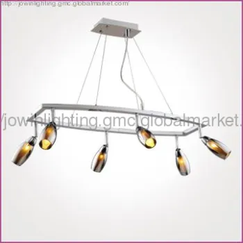 Chrome Mirror Glass Modern Pendant Lamp