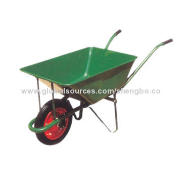 Southeast Asia wheelbarrow with good-quality and low price, metal tray