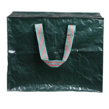 Green Tear-Proof Tarp Christmas Ornament Storage Bag 18'' x 10'' x 15'' Full Length Zipper - Holiday Decorations